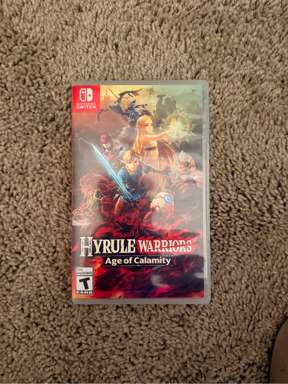 Nintendo Hyrule Warriors: Age of Calamity – Red and Gold Cover